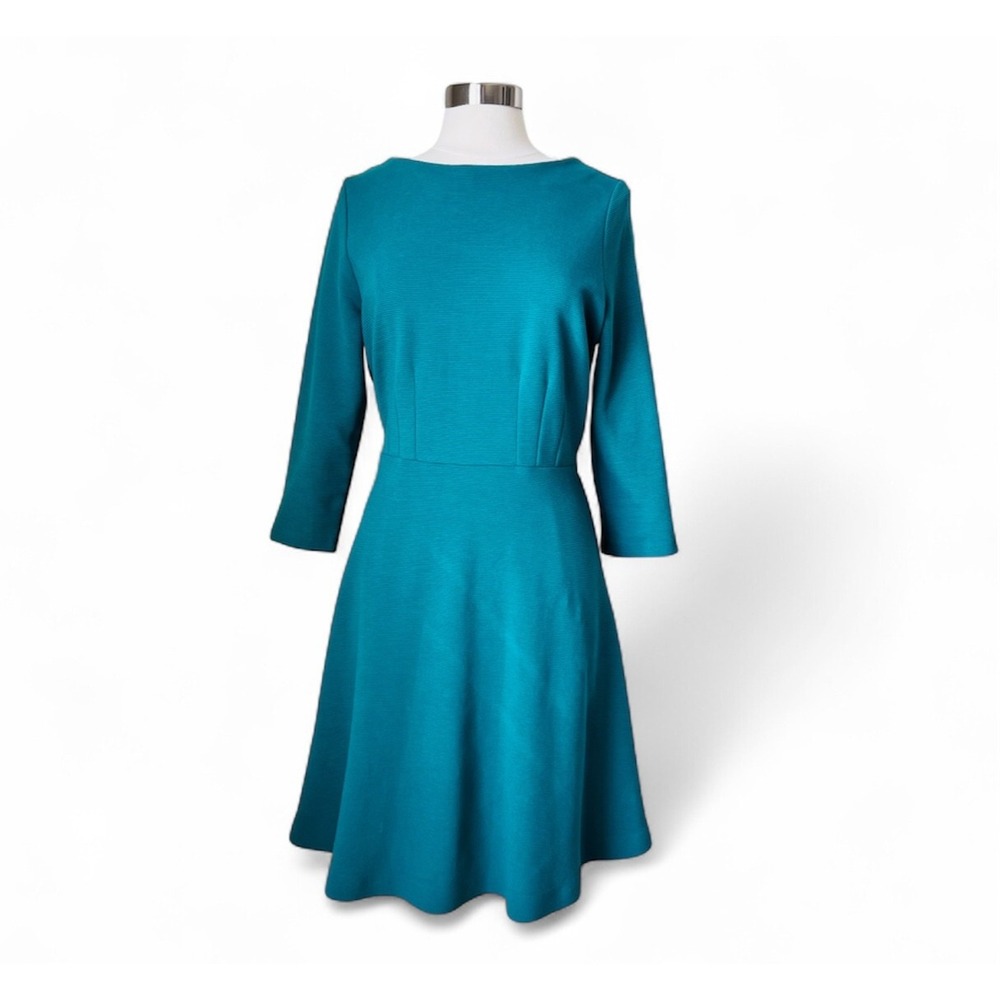 HOBBS London Women's Fit &‎ Flare Dress in Emerald Green Classic US Size 12 NWOT